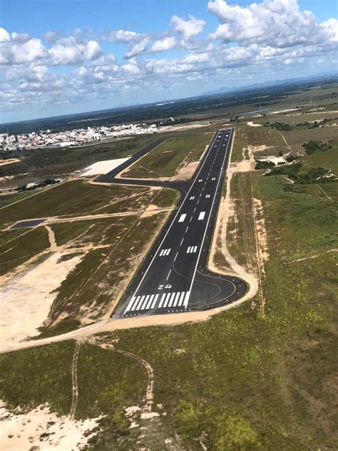 SEMOBI Governo Do ES Conclui Obras Da Pista Do Aeroporto Regional De