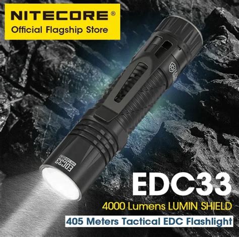 Nitecore Edc Edc Tactical Flashlight Usb C Rechargeable Torch Light