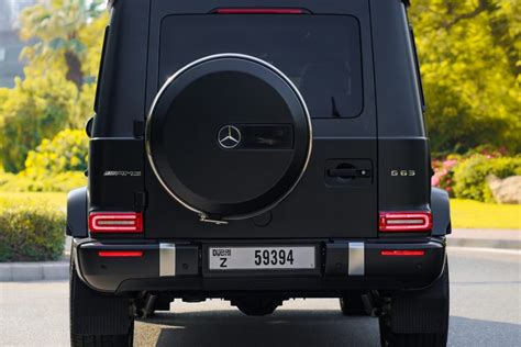 Rent Mercedes G63 AMG Black Matte In Dubai GMZ Car Rental