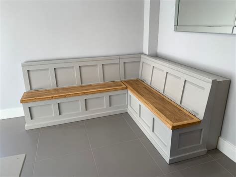 L Shape Corner Seating Dining Set Banquette Etsy Uk