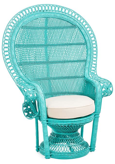 Turquoise Peacock Accent Chair | Everything Turquoise