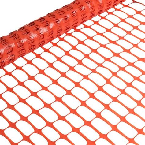 Boen 4 Ft X 100 Ft Orange Snowsafety Fence Sf 4100 The Home Depot