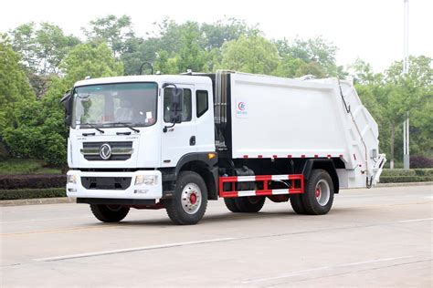 China Dongfeng 12cbm 12000liters Compression Type Waste Garbage Refuse