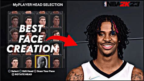 MOST ACCURATE JA MORANT FACE CREATION IN NBA 2K23 YouTube