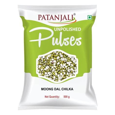 Patanjali Unpolished Moong Dal Chilka G Buy Pulses Online