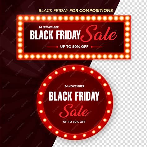 Premium Psd Black Friday Sale Banner Psd Social Media Template