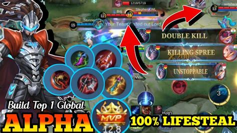 Finally 100 Alpha New Damage Hack And Lifesteal Build Build Top 1