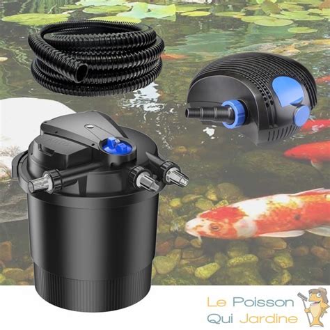 Kit Filtre Pression Uv W Pompe Tuyau Pour Bassins De L Le