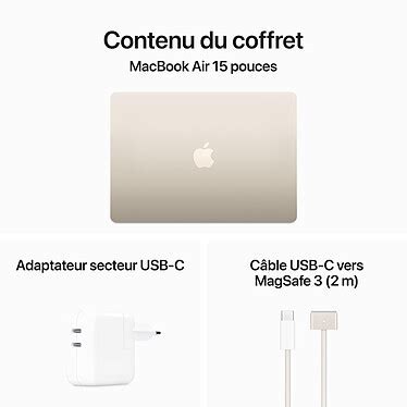 Apple Macbook Air M Pouces Lumi Re Stellaire Go To