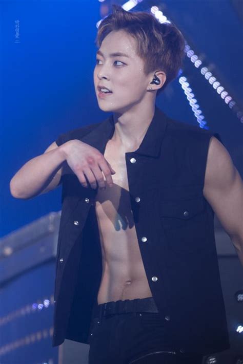 Xiumin Shirtless