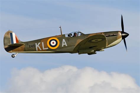 Supermarine 300 Spitfire Mk1 G Cguk X4650 Duxford Flying Flickr