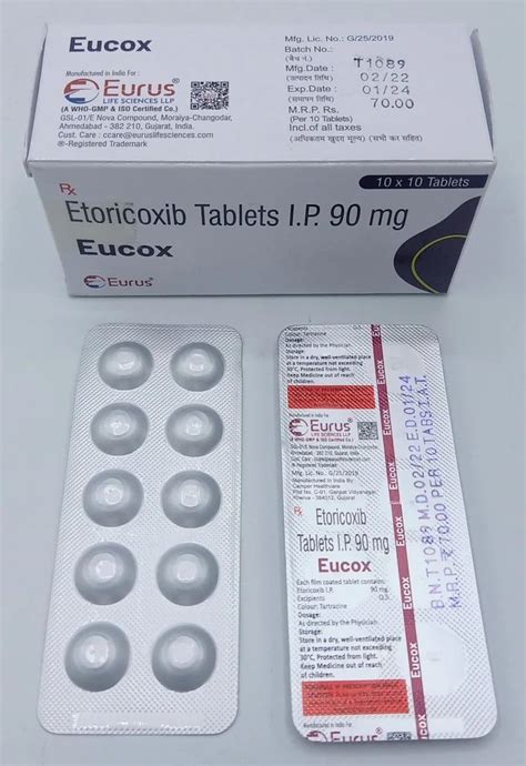 Etoricoxib Mg Tablets At Rs Box Jodhpur Village Ahmedabad