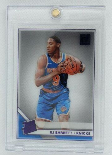 2020 Panini Donruss Clearly Purple Rated Rookie RJ Barrett 53 New