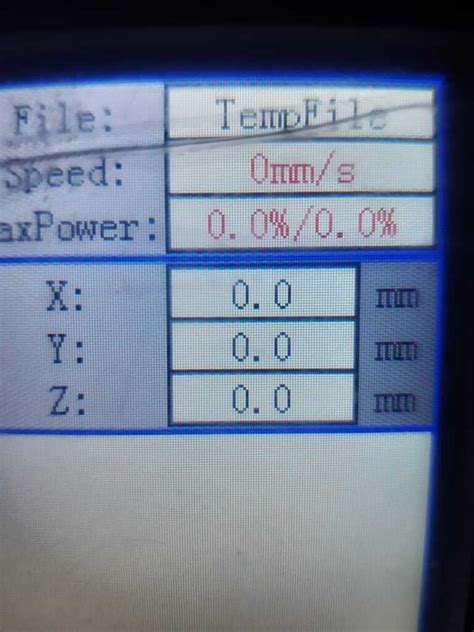 X And Y Axis Stops Moving And Reqd Zero In Control Panel Ruida