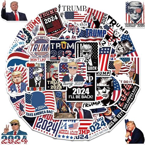 Amazon Pcs Donald Trump Stickers Trump Stickers Usa Flag