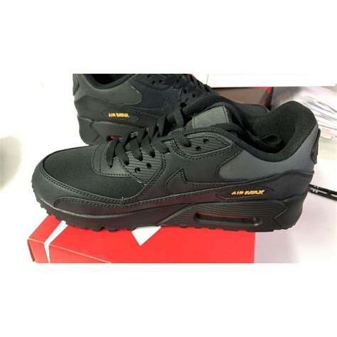 2019 Nk Air Max 90 Essential Blackblack Amarillo Bq4685 001 Shopee Thailand