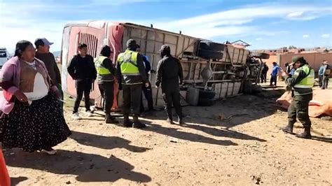 Accidente De Tránsito Deja Tres Fallecidos Y 29 Heridos En La Carretera La Paz Oruro El Día