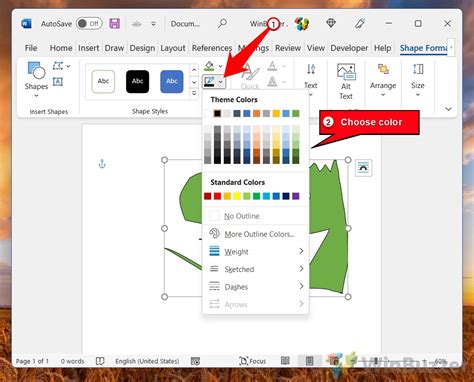 How To Draw In Microsoft Word Freehand And Shapes Tool Winbuzzer