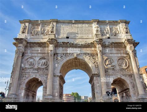 Archway In Colosseum Arch Constantine Hi Res Stock Photography And