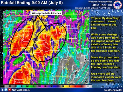 Updated Initial Report Says Beryl Dumped Rain At Least 5 Tornadoes