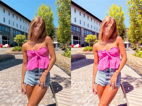 Pinky Preppy Lightroom Preset Instagram Filters Influencer Preset