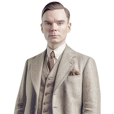 Alan Turing Suit Half Body Buddy Celebrity Cutouts