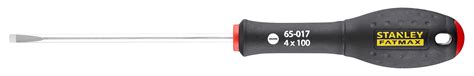 4mm X 100mm Slotted Screwdriver Stanley Fat Max Cpc