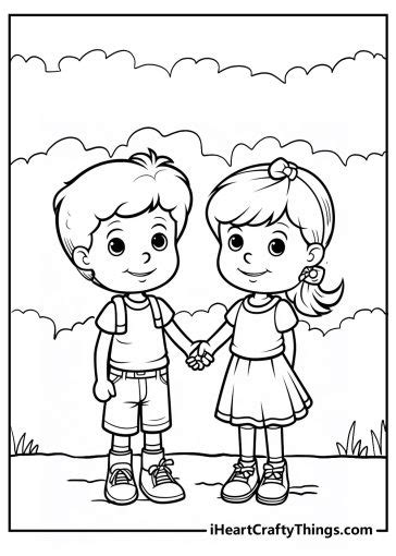 15 Kindness Coloring Pages (Free Printable PDFs)