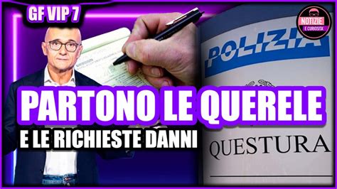 GF VIP 7 PARTONO LE QUERELE E LE RICHIESTE DANNI Una Gieffina Non