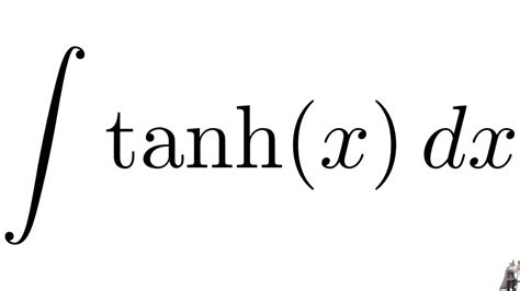 Integral Tanh X Mit Integration Bee Qualifying Exam Problem