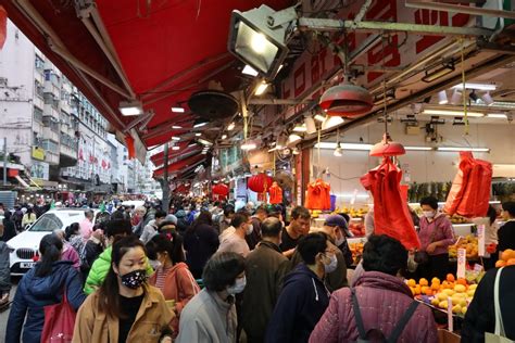 香港市民除夕在春秧街選購新鮮食材 社會 香港中通社