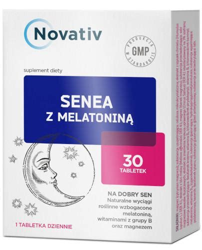 Novativ Senea Z Melatonin Tabletek Cena Opinie Cena Opinie