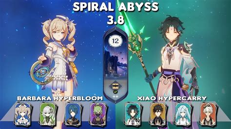 Spiral Abyss 3 8 C6 Barbara Hyperbloom C0 Xiao Hypercarry Floor