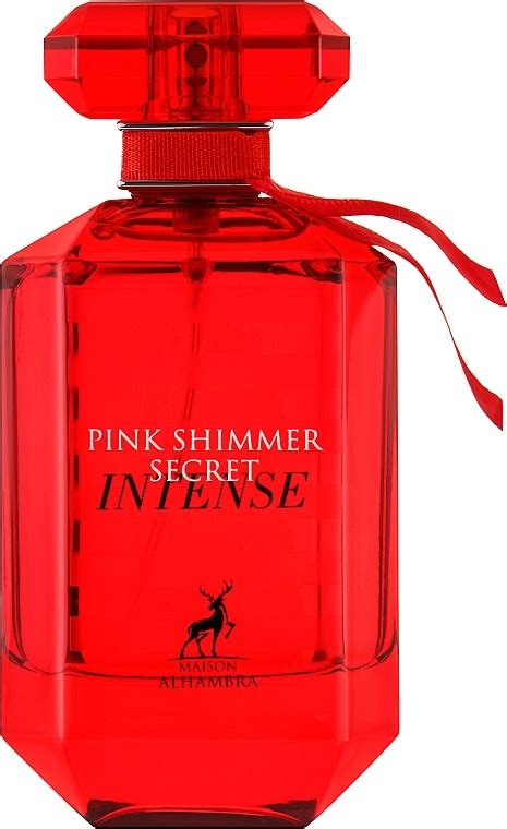 Alhambra Pink Shimmer Secret Intense Eau De Parfum Makeup Uk