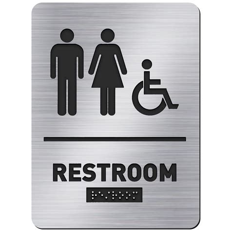 Handicap Sign Restroom