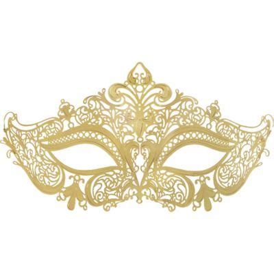 Gold Masquerade Masks Clip Art