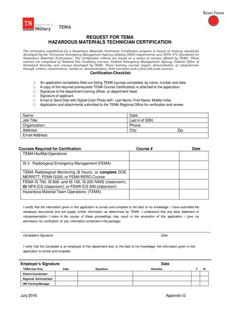 Fillable Online Hazmat Tech Cert Request Fax Email Print Pdffiller