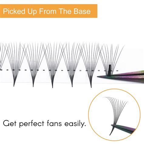 Buy Premade Fans Eyelash Extensions 10D 0 07C 11mm 320 Fans Pointy Base