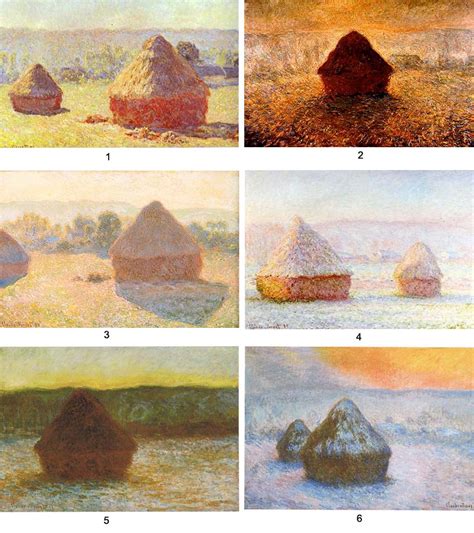 Impressionism Monet Haystacks