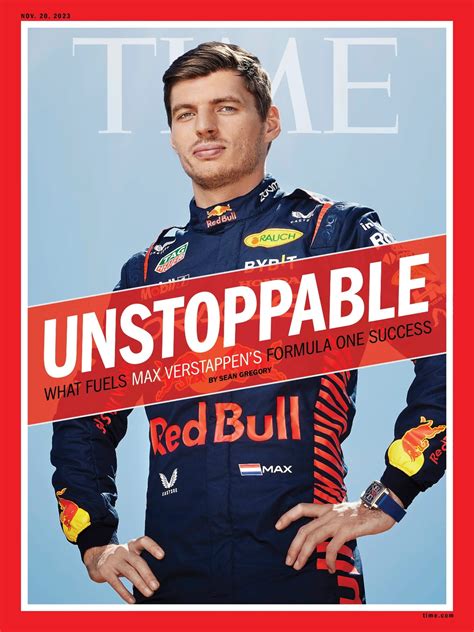 Formula News Max Verstappen Makes Cover Of Time Magazine