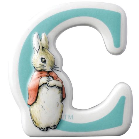 The World Of Beatrix Potter Character Ceramic Alphabet Letter Choice Of