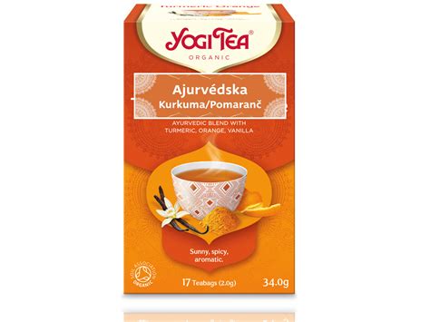 Yogi Tea čaj Kurkuma PomaranČ 17 Ns Zelená Lekáreň