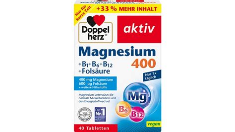 Doppelherz Magnesium B B B Fols Ure Tabletten Online