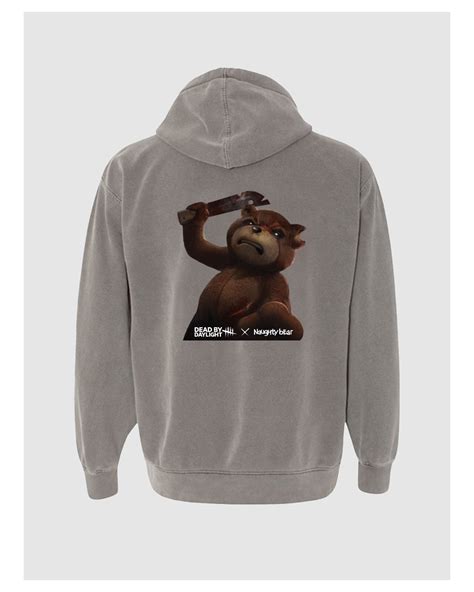 Naughty Bear Hooded Sweatshirt Grey Dead By Daylight