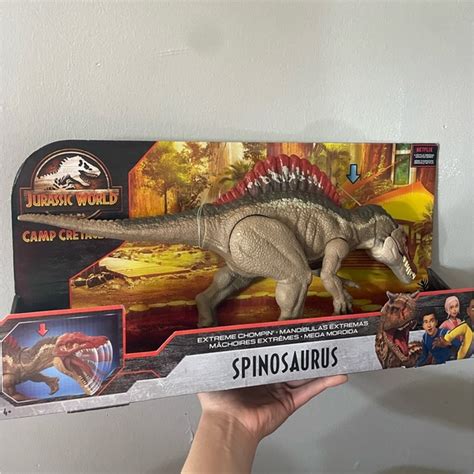 Toys Jurassic World Spinosaurus Camp Cretaceous Extreme Chompin Huge