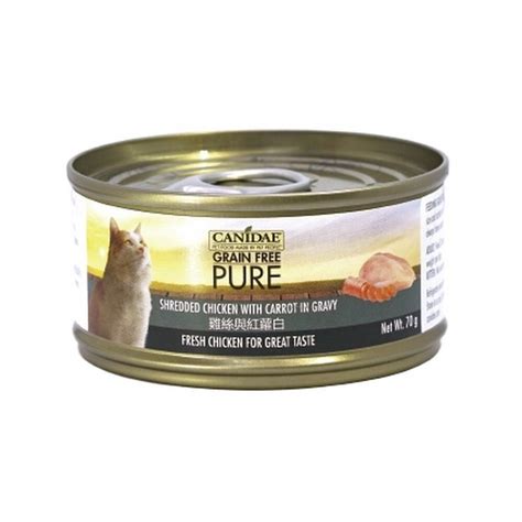 Canidae Canidae 咖比 Canidae Pure 貓罐頭 雞絲及紅蘿白 70g 士多 Ztore