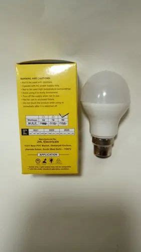 Round Cool Daylight W Ceramic Led Bulb For Indoor Base Type B At