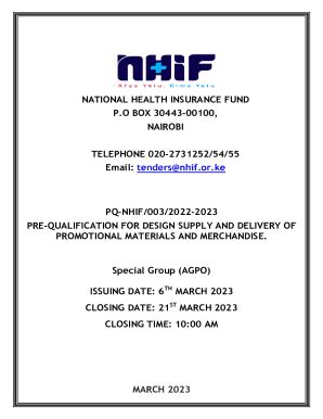 Fillable Online TENDER NOTICE NATIONAL TENDERS Fax Email Print PdfFiller