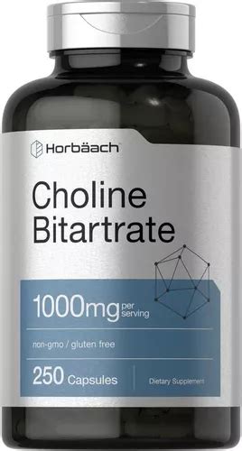 Choline Birtrate 1000 Mg 250 Cápsulas Colina