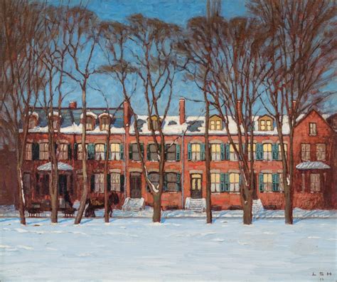 Lawren Harris A Row Of Houses Wellington Street Alan Klinkhoff